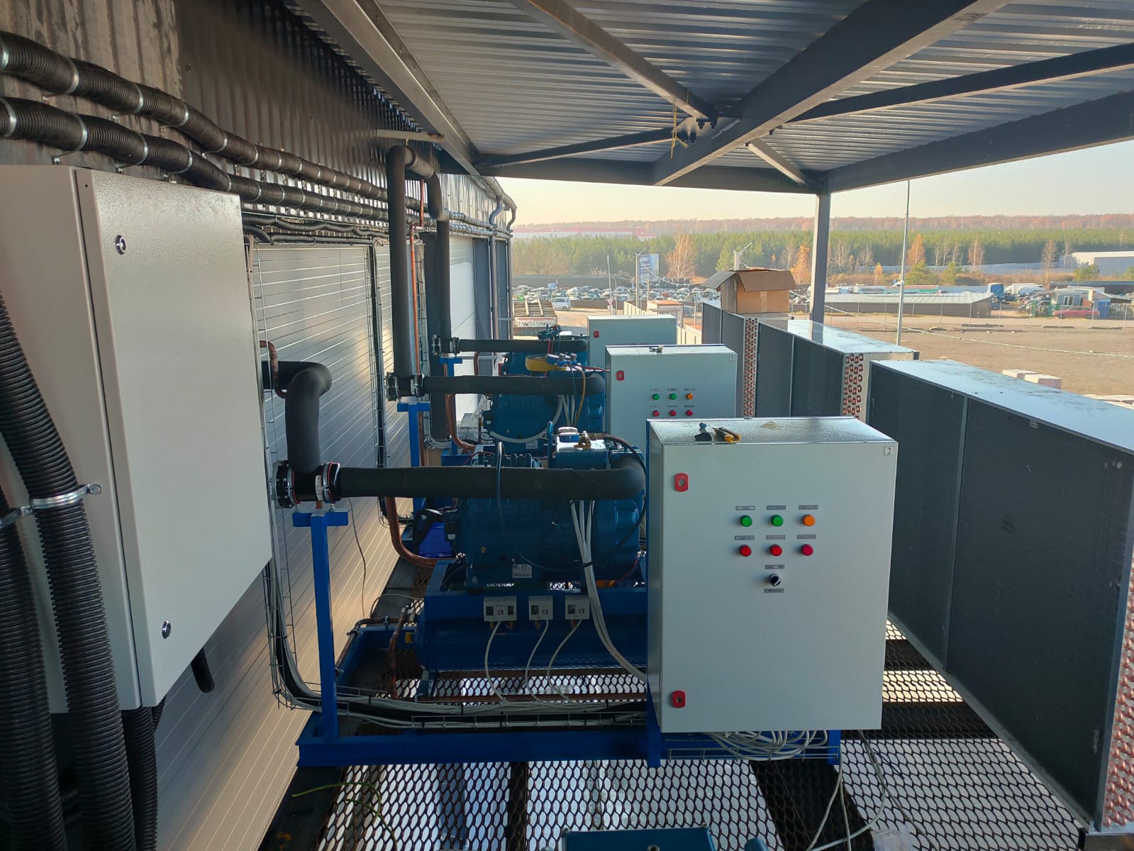 Проекты Мастер Холод. Холодильные установки для гипермаркета